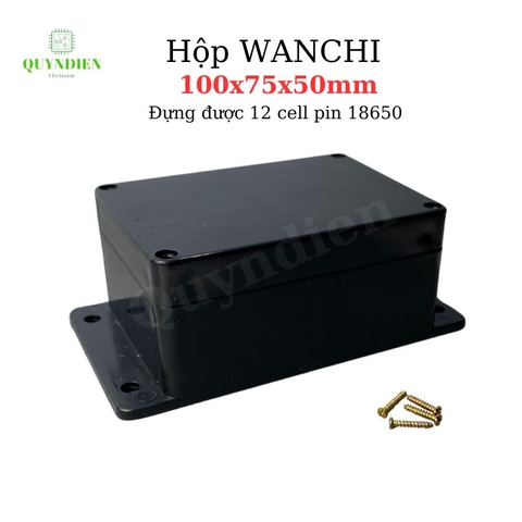 Hộp Nhựa WANCHI 100X75X50mm Màu Trắng