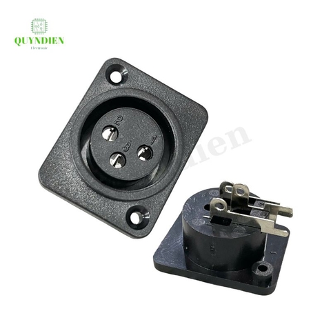 Jack Canon Cái Âm 3 Chân XRL Kết nối microphone mixer cục đẩy vang số lọc xì