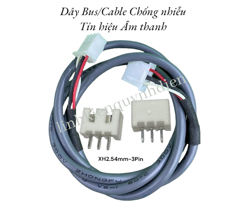 Dây bus chống nhiễu cho amply XH2.54 3P