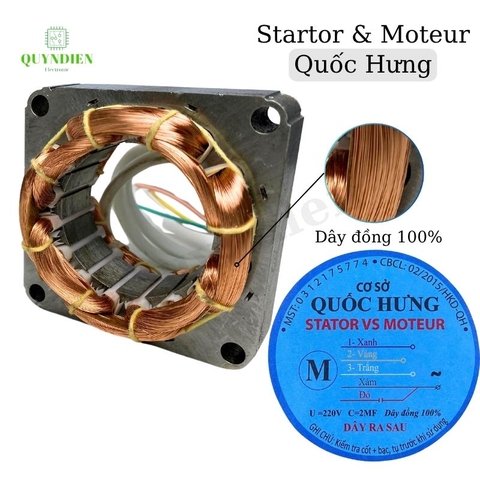 stator lốc quạt gió B3 B4 B5 đường kính 46 - QUỐC HƯNG