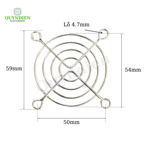 Tấm lưới bảo vệ quạt tản nhiệt 6x6cm