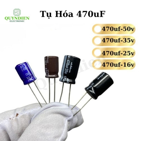 Tụ Hóa 470uF 16V 25V 35V 50V