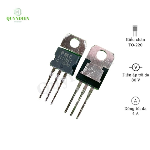 Transistor H1061 TO-220 NPN 4A 80V Loại I PMC gốc Bầu