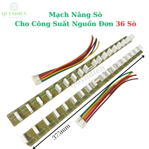 Mạch nâng sò công suất nguồn đơn 2 mạch, 2 kênh (thêm 36 sò )
