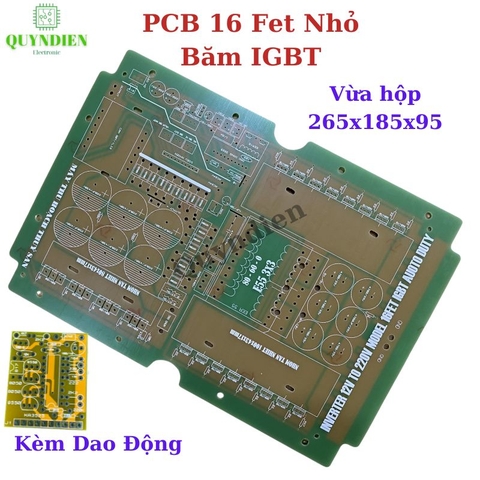 PCB bo mạch kích điện 16 fet băm IGBT- Kèm PCB dao động
