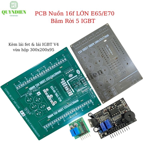 PCB nguồn 16f LỚN E65/E70 + Băm 5 IGBT aotu duty