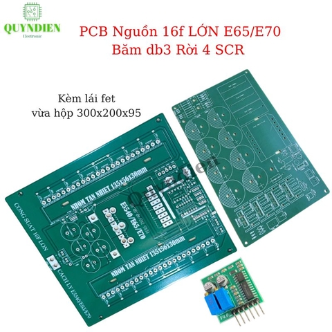 PCB nguồn 16f LỚN + Băm db3 (băm dương)