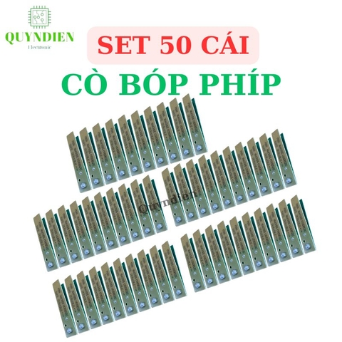 Cò Bóp Phíp Thủy Tinh [Set 50 cái]