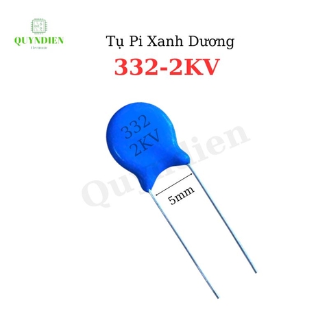 Tụ Cao Áp Tụ Điện Gốm Tụ Xanh Dương 332-2KV
