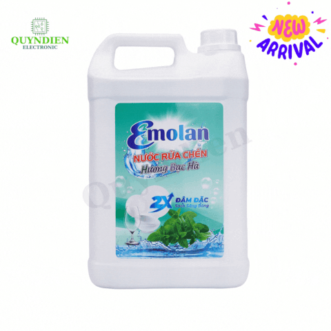 Nước rửa chén Emolan hương BẠC HÀ - 5L