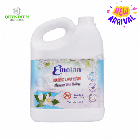 Nước lau sàn Emolan hương TRÀ TRẮNG - 3.5L