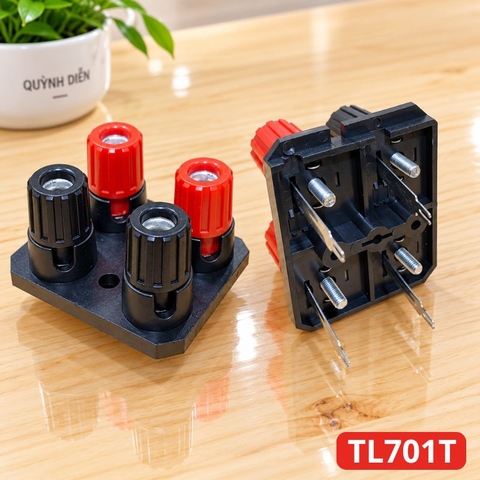 Trạm loa amply 701 Trạm kẹp dây loa Chân Thẳng