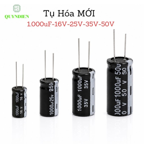 Tụ Hóa 1000uF 16V 25V 35V 50V