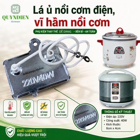 Vĩ hâm - Lá ủ nồi cơm điện 220v 40w
