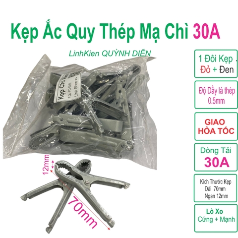 Kẹp Chì Xám - KHÔNG BAO