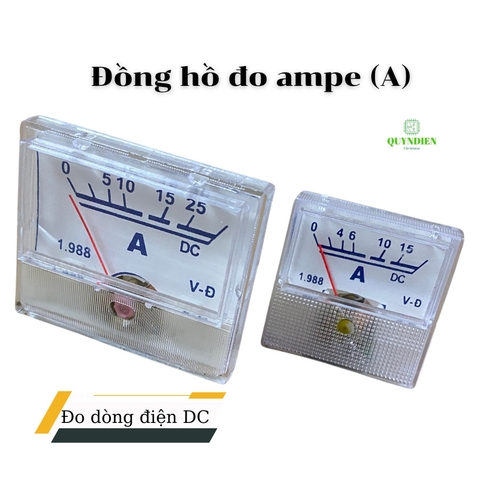 Đồng hồ Ampe kế đo dòng diện DC loại kim