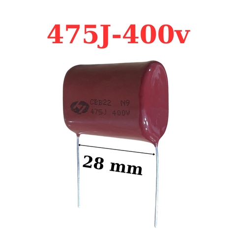 Tụ kẹo nâu đỏ 475J 400v