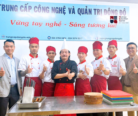 NEC KHAI GIẢNG LỚP SƠ CẤP NGHỀ ĐẦU BẾP, ĐÀO TẠO NHÂN LỰC CHẤT LƯỢNG CHO THỊ TRƯỜNG ĐỨC