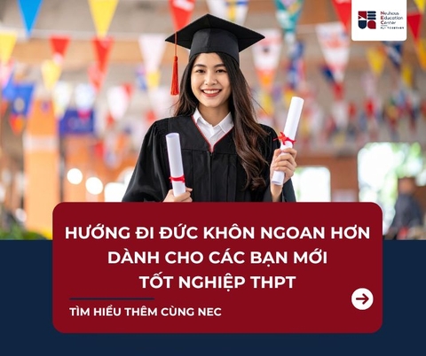 Hướng sang Đức khôn ngoan hơn trong năm 2026 cho các bạn tốt nghiệp THPT