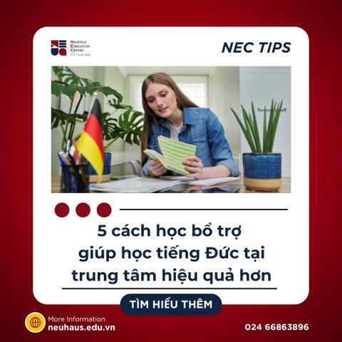 5 cách học bổ trợ  giúp học tiếng Đức tại trung tâm hiệu quả hơn