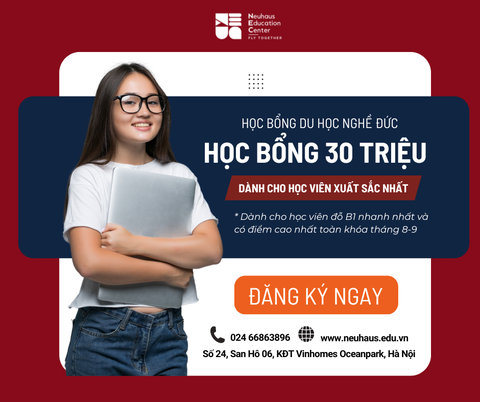Chương Trình Học Bổng 30 Triệu Đồng Cho Học Viên Xuất Sắc Khóa Tháng 8-9