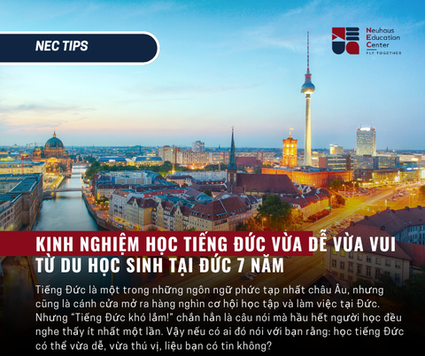 Kinh nghiệm học tiếng Đức vừa dễ vừa thú vị từ du học sinh Đức 7 năm