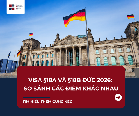Visa 18A và Visa 18B đi Đức khác nhau như thế nào? So sánh chi tiết để chọn đúng lộ trình