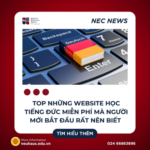 Top website học tiếng Đức online miễn phí cho người mới bắt đầu