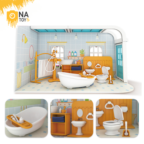 HOME02 - Nhà Tắm Búp Bê Màu Xanh