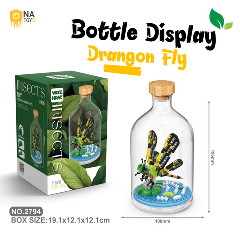Xếp Hình Chuồn Chuồn Trong Chai