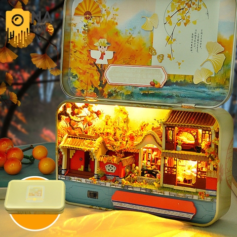 Hộp Mô Hình Vườn Mùa Thu