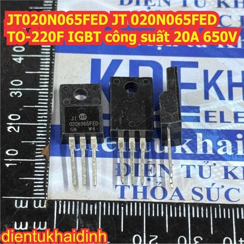 JT020N065FED JT 020N065FED 020N065 TO-220F IGBT công suất 20A 650V kde0569
