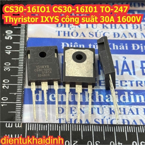 CS30-16IO1 CS30-16I01 CS30 16I01 TO-247 Thyristor IXYS công suất 30A 1600V kde0665