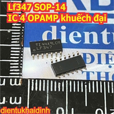 LF347 SOP-14 IC 4 OPAMP khuếch đại kde0737