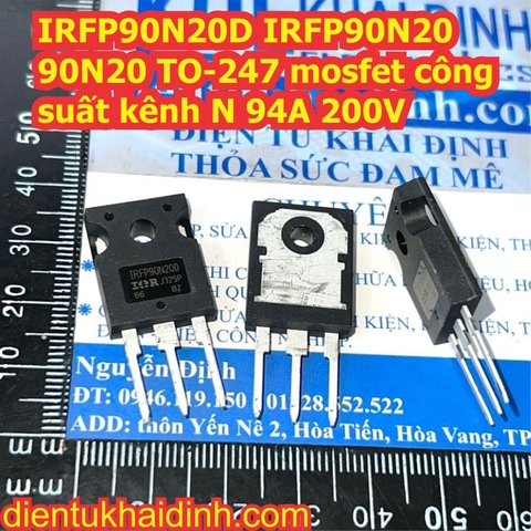 IRFP90N20D IRFP90N20 90N20 TO-247 mosfet công suất kênh N 94A 200V kde0873