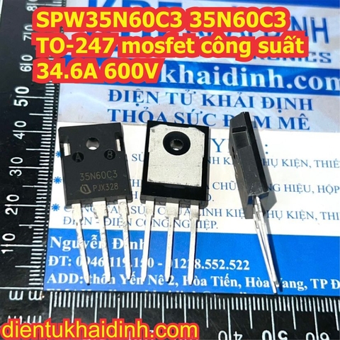 SPW35N60C3 35N60C3 TO-247 mosfet công suất kênh N 34.6A 600V kde0887