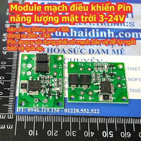Module mạch điều khiển Pin năng lượng mặt trời 3-36V 6A kde0890