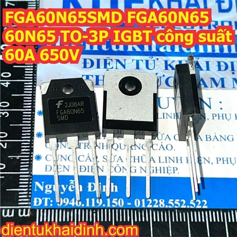 FGA60N65SMD FGA60N65 60N65 TO-3P IGBT công suất 60A 650V kde0915