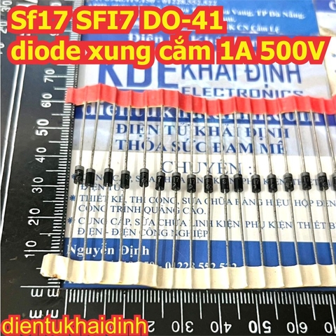 SF17 SFI7 DO-41 diode xung cắm 1A 500V kde1000