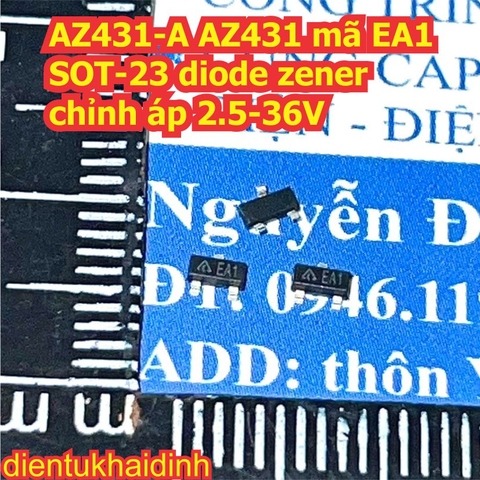 AZ431-A AZ431 mã EA1 SOT-23 diode zener chỉnh áp 2.5-36V kde1002