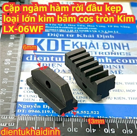 Cặp ngàm hàm rời đầu kẹp loại lớn kìm bấm cos tròn Kim LX-06WF kde1004