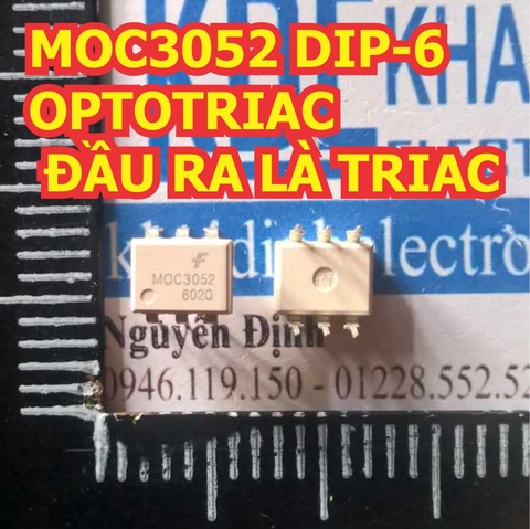 MOC3052 3052 DIP-6 chân cắm OPTOTRIAC ĐẦU RA LÀ TRIAC KDE1212