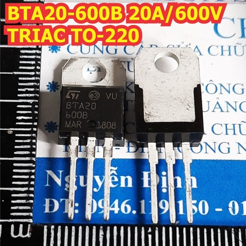 BTA20-600B BTA 20 600B 20A/600V TRIAC TO-220 KDE1231