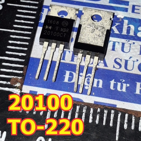 MBR20100CT 20100 TO-220 20A 100V diode xung đôi, kép kde1315