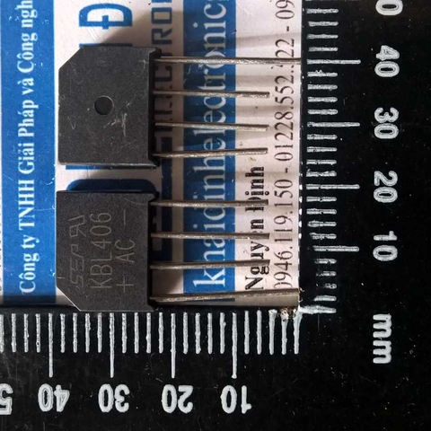 CẦU DIODE KBL406 4A 600V kde1497