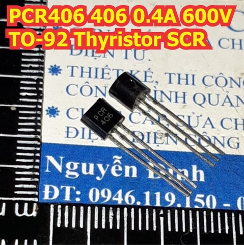 PCR406 406 0.4A 600V TO-92 Thyristor SCR kde1503
