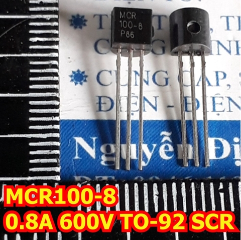 MCR100-6 0.8A 600V TO-92 SCR kde1504