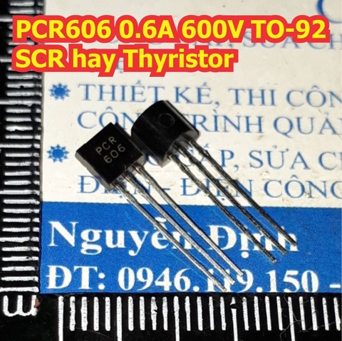 PCR606 0.6A 600V TO-92 SCR hay Thyristor kde1530