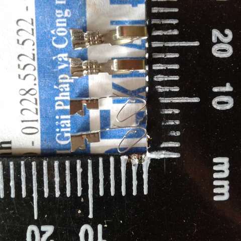 lõi cos header DÙNG TRONG ĐẦU NHỰA CÁI 3.96mm 5.08mm kde1619