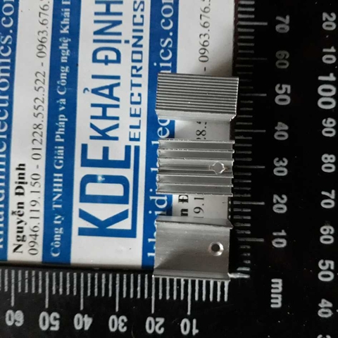 NHÔM TẢN NHIỆT TO-220 15X11X20MM kde1925